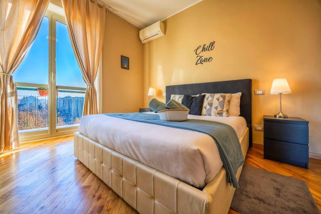 Sunny & Updated Flat With Panoramic City View 50M From M4 Stop Mailand Exterior foto